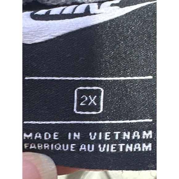 Nike Women's Gray Sweat Shorts 2X Gym Athletic Lounge Casual - Picture 6 of 9